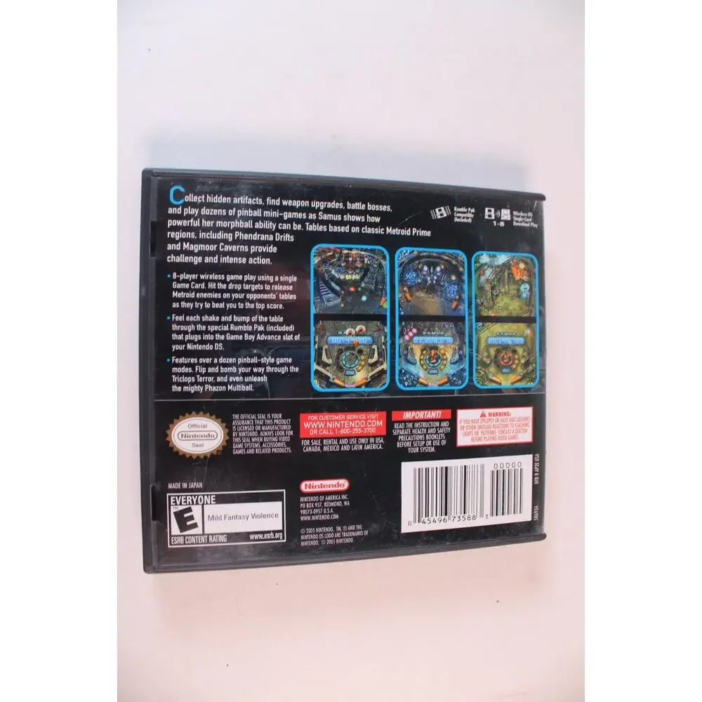 Nintendo listing information